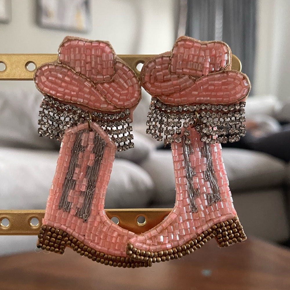 Cowgirl Boots Earrings